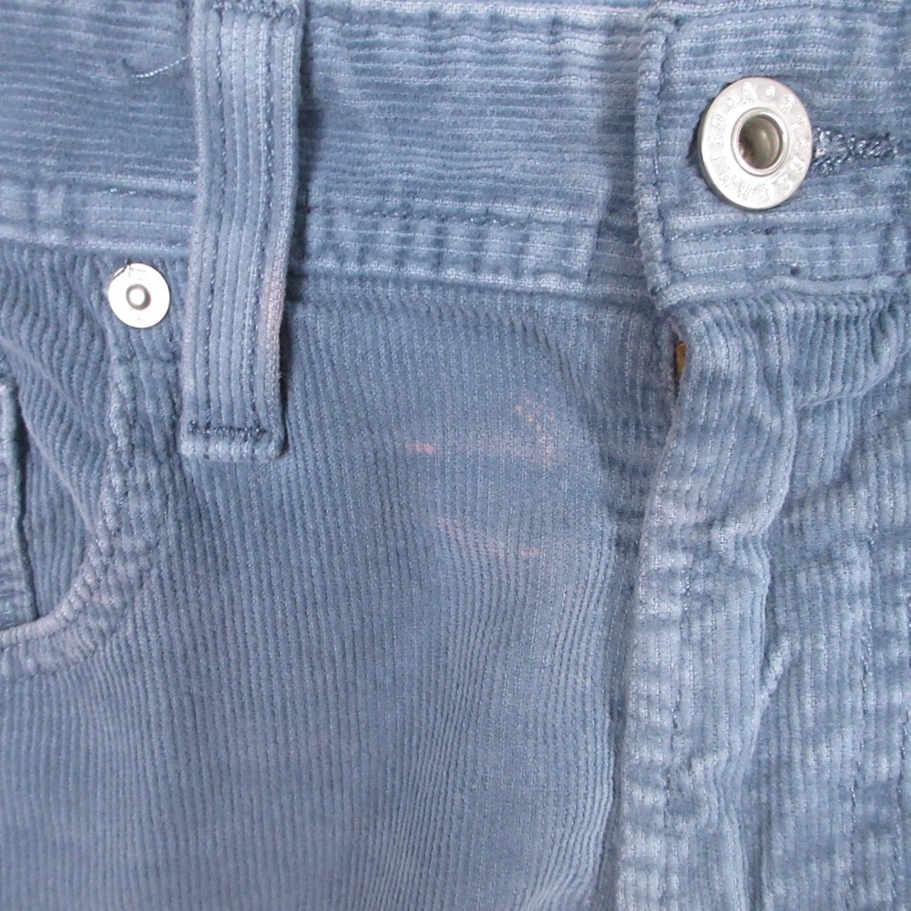 AG Adriano Goldschmied Pants Mens 34x29 Blue Corduroy The Matchbox Slim Straight - Picture 7 of 12